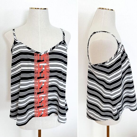 THML Stripe Tank with Embroidery S - Picture 1 of 2